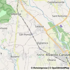Mappa Oglianico