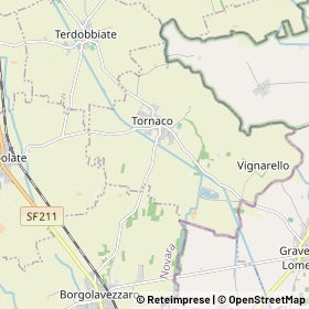 Mappa Tornaco