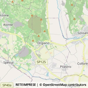 Mappa Orgiano