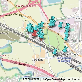 Mappa Via Maestri Del Lavoro, 20070 San Zenone al Lambro MI, Italia (0.4169)