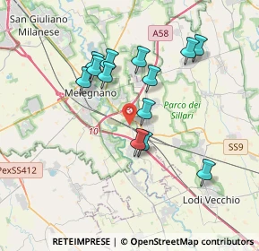 Mappa Via Maestri Del Lavoro, 20070 San Zenone al Lambro MI, Italia (3.24923)