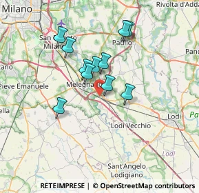 Mappa Via Maestri Del Lavoro, 20070 San Zenone al Lambro MI, Italia (5.62)