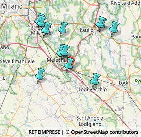 Mappa Via Maestri Del Lavoro, 20070 San Zenone al Lambro MI, Italia (7.27154)