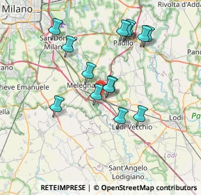 Mappa Via Maestri Del Lavoro, 20070 San Zenone al Lambro MI, Italia (6.775)