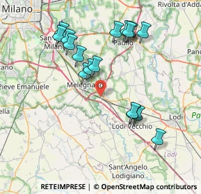 Mappa Via Maestri Del Lavoro, 20070 San Zenone al Lambro MI, Italia (7.74412)