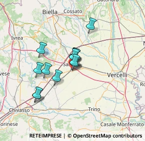 Mappa Via Italia, 13049 Tronzano Vercellese VC, Italia (9.60154)