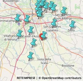 Mappa Via Tevere, 37060 Buttapietra VR, Italia (9.111)