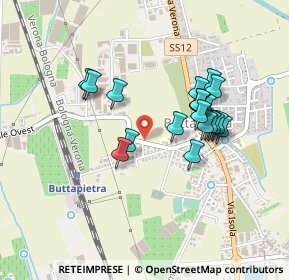 Mappa Via Tevere, 37060 Buttapietra VR, Italia (0.3805)