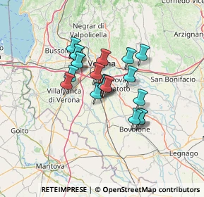 Mappa Via Tevere, 37060 Buttapietra VR, Italia (9.574)