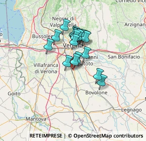 Mappa Via Tevere, 37060 Buttapietra VR, Italia (9.972)