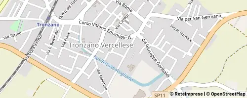 Mappa Tronzano Vercellese