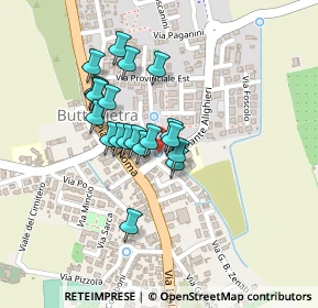 Mappa Via Dante Alighieri, 37060 Buttapietra VR, Italia (0.1675)