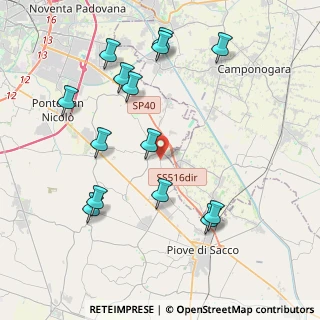 Mappa Via Caselle, 35020 Sant'Angelo di Piove di Sacco PD, Italia (4.42929)