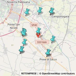 Mappa Via Caselle, 35020 Sant'Angelo di Piove di Sacco PD, Italia (4.37214)