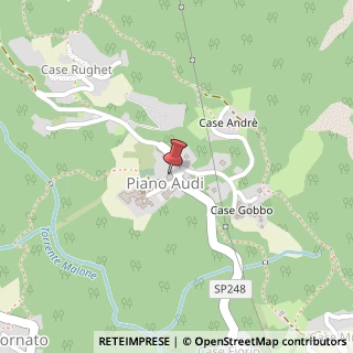 Mappa Frazione Piano Audi, 75, 10070 Valperga, Torino (Piemonte)
