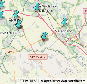 Mappa Via Salvo D'Acquisto, 20080 Carpiano MI, Italia (5.75636)