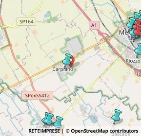 Mappa Via Salvo D'Acquisto, 20080 Carpiano MI, Italia (3.595)