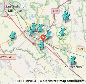 Mappa PC Melegnano, 20070 Vizzolo Predabissi MI, Italia (3.82364)