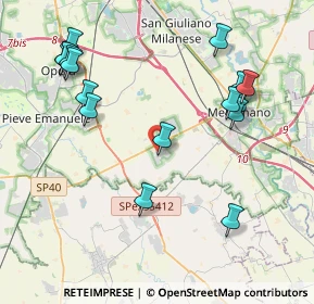 Mappa Via San Martino, 20080 Carpiano MI, Italia (4.58313)