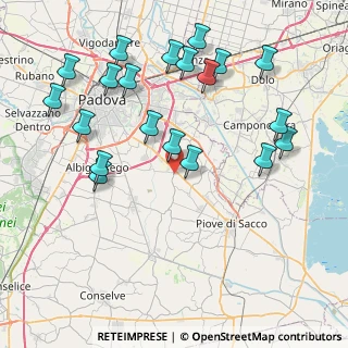 Mappa Via S. Benedetto, 35020 Legnaro PD, Italia (9.066)