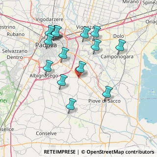 Mappa Via S. Benedetto, 35020 Legnaro PD, Italia (7.72933)