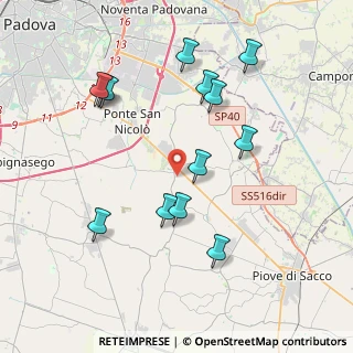 Mappa Via S. Benedetto, 35020 Legnaro PD, Italia (4.04385)