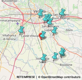 Mappa Piazza Roma, 37060 Buttapietra VR, Italia (7.44417)