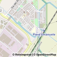 Mapa Pieve Emanuele