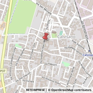 Mappa Via Guglielmo Marconi, 27, 25012 Calvisano, Brescia (Lombardia)