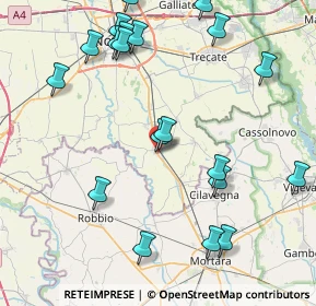 Mappa Via Dante Alighieri, 28079 Vespolate NO, Italia (9.831)