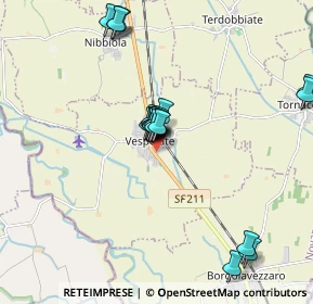 Mappa Via Dante Alighieri, 28079 Vespolate NO, Italia (1.699)