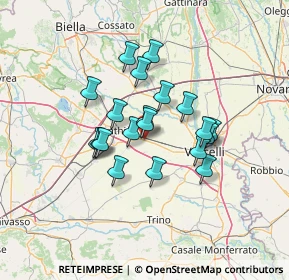 Mappa Via Milano, 13047 San Germano Vercellese VC, Italia (10.315)