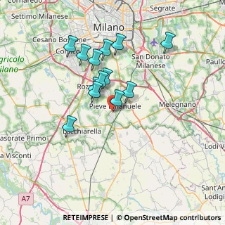 Mappa Via Olmi, 20090 Pieve Emanuele MI, Italia (6.18769)