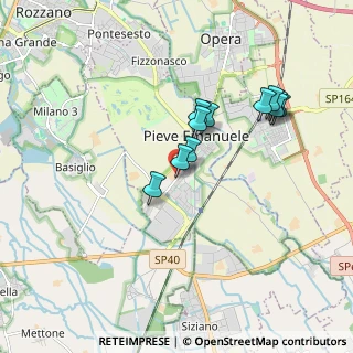Mappa Via dei Pini, 20072 Pieve Emanuele MI, Italia (1.57364)