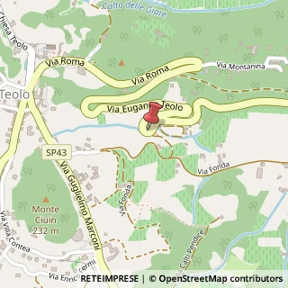 Mappa Via Euganea Teolo,  6, 35037 Teolo, Padova (Veneto)