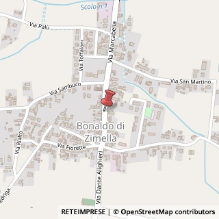 Mappa Piazza bonaldo 38, 37040 Zimella, Verona (Veneto)