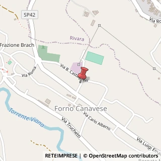 Mappa Via Alcide De Gasperi, 10084 Forno Canavese TO, Italia, 10084 Forno Canavese, Torino (Piemonte)
