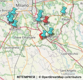 Mappa Via G. Garibaldi, 20080 Carpiano MI, Italia (8.87714)