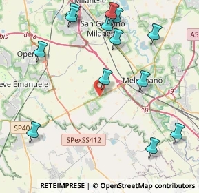 Mappa Via G. Garibaldi, 20080 Carpiano MI, Italia (5.06308)