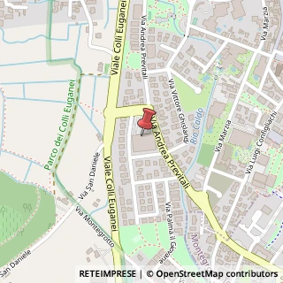 Mappa Via Previtali, 30, 35031 Abano Terme, Padova (Veneto)