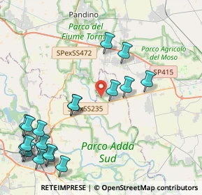 Mappa Unnamed Road, 26835 Crespiatica LO, Italia (5.39)