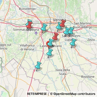 Mappa Via S.Martino, 37068 Forette VR, Italia (6.61417)