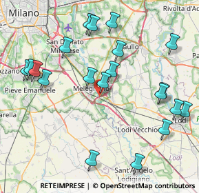 Mappa TEEM, 26837 Dresano MI, Italia (9.2825)