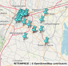 Mappa Via Rossa Guido, 35020 Legnaro PD, Italia (7.4845)