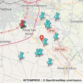 Mappa Via Rossa Guido, 35020 Legnaro PD, Italia (3.98308)