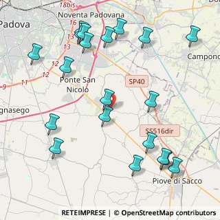 Mappa Via Rossa Guido, 35020 Legnaro PD, Italia (5.1285)