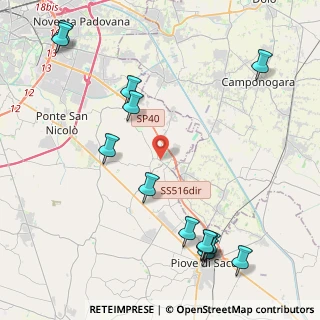 Mappa Via Roma, 35020 Sant'Angelo di Piove di Sacco PD, Italia (5.43538)
