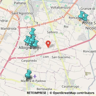 Mappa Via Dalmazia, 35020 Albignasego PD, Italia (2.4725)