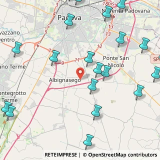 Mappa Via Dalmazia, 35020 Albignasego PD, Italia (6.084)