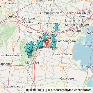 Mappa Via Dalmazia, 35020 Albignasego PD, Italia (10.25818)